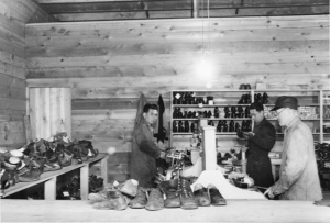 Fig 04: Frank, Leonard: Building D - Shoe Repair Shop - (Formerly Church Dining Hall); Hastings Park, Vancouver, BC